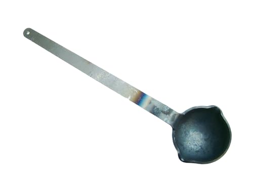 15' Pouring Dipping Ladle 3-1/2' Bowl-Furnace Melting Lead-Gold-Silver Smelting