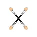 Produktbild LuckyGirls 12Pcs Lidschattenpinsel Sets Make-up Doppel-Ende Lidschatten Eyeliner Pinsel Schwamm Applikator Werkzeug