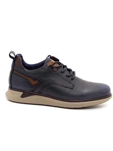Zapatos Fluchos F0966 azul para hombre en talla 40 de estilo casual