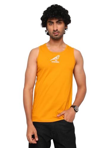 WROBEL Men’s Rich Cotton Regular Fit Brand Scoop Neck Vest Cum Tshirt,Tank Top, Sando for Gym, Cycling, Running, & Other Sports WROBEL Men’s Rich Cotton Regular Fit Brand Scoop Neck Vest Cum Tshirt,Tank Top, Sando for Gym, Cycling, Running, & Other Sports