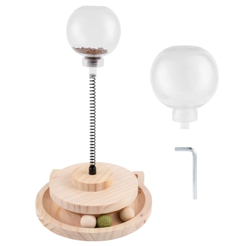 Wackelndes Hundeleckerli Spielzeug, Wackelndes Hunde Leckerli Spielzeug, Futterball für Hundes, Intelligenzspielzeug für Hunde Leckerlis Futterspender, Interaktive Leckerli Balls Für langsames Essen