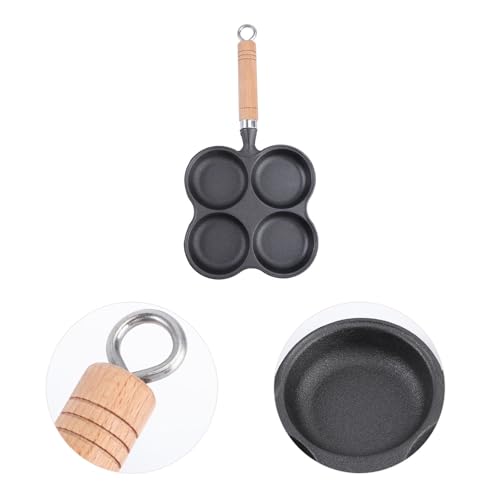 Poêle à œufs aluminium induction revêtement antiadhésif 4 trous - 8
