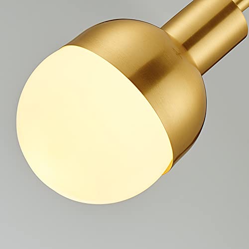 Droplight en or unique E27 réglable pour éclairer un îlot central