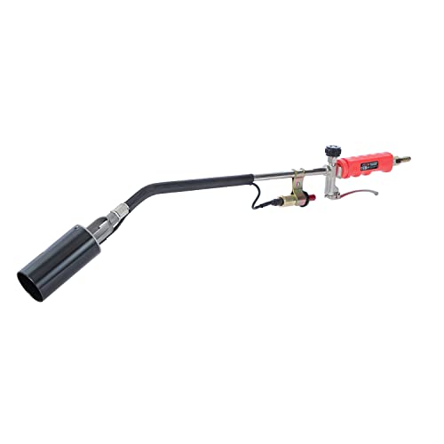 KATSU Tools Soplete de gas antorcha con quemador de lanzallamas para trabajo de piso y techos de calefacción 700mm