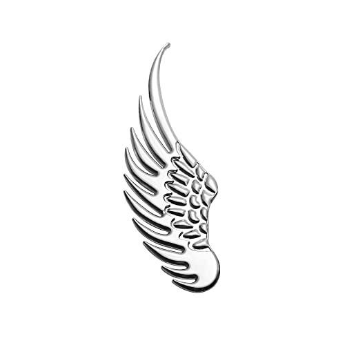 Image of 2pcs Angel Wings Car Stickers,3D Emblem Auto Sticker Badge Car Decoration Anti-Collision Auto Body Logo Decal
