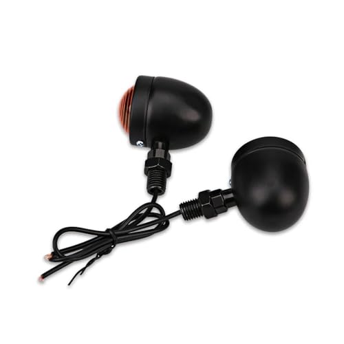 Clignotants clignotant de moto universel 12V en métal avec fil unique indicateur lumineux rétro