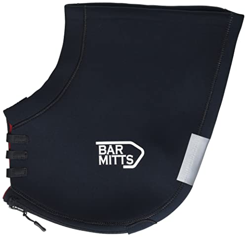 Bar Mitts Snowmobile/ATV/Dirt Bike Mitts, Black, One Size, SM500BLK