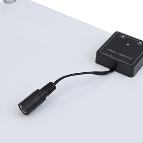 Honseadek Kit de panel solar de 50 W, cargador de batería de 12 V y mantenedor con celdas MonoDisplayline de alta eficiencia, puertos USB duales, para coche, caravana, barco, camping y uso al aire