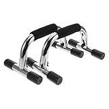 BESPORTBLE 2 Soportes De Empuje Para Máquina De Coser Portátil Equipo De Gimnasio En Casa Equipo De Gimnasio Para Hombres Barras De Empuje Para Suelo Mangos De Empuje Hacia Arriba