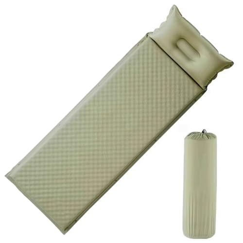 SHOUCAN Self Inflating Sleeping Mat 5 Cm Thick, Portable Sleeping Mat for Tent and Family Camping Hiking Traveling,Single