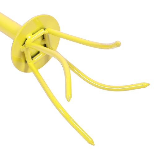 Garra de Jardim Com Cultivador Rotativo, Cultivador de Jardim Em Aço Inoxidável Ergonômico e Eficien