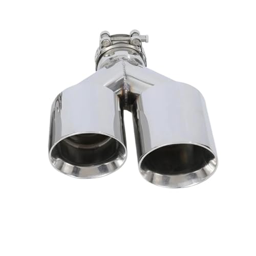 Embout echappement double inox 63mm pour sublimer vos trajets