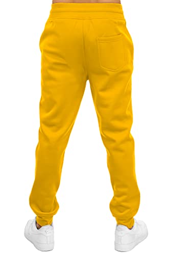 Bleecker and Mercer Men's Soft Brushed Inside Active Basic Lightweight Fleece Jogger Sweatpants3