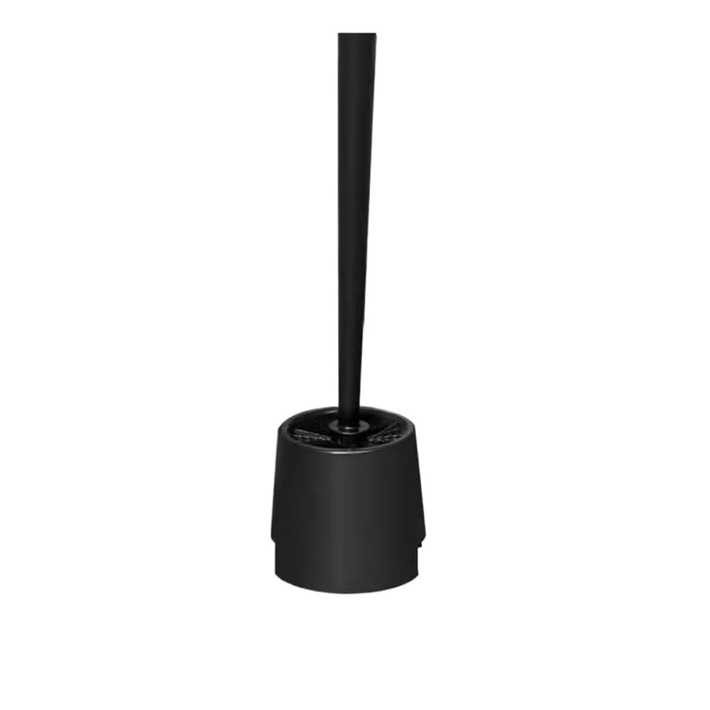 toilet brushes & holders Round Plastic Standing Toilet Bowl Brush Holder Set with Long Handle and Base