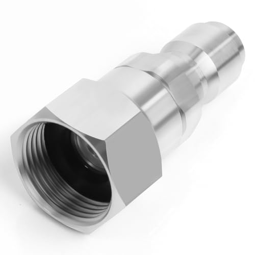 Image of Pressure Washer Quick Connect Swivel Fitting M22 to 3 /8 inch Quick Connect for Pressure Washer, 5000 PSI