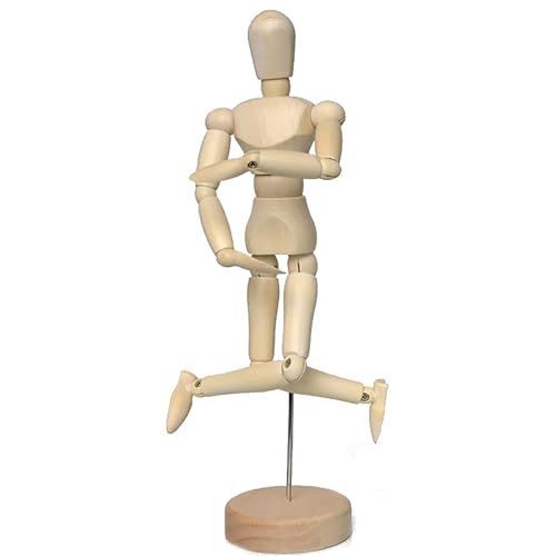 Artist Wooden Manikin Mannequin Sketching Lay Figure Drawing Model Aid Human Figure Artist Draw Painting Model Mannequin Jointed Doll for Art Drawing Human Figures