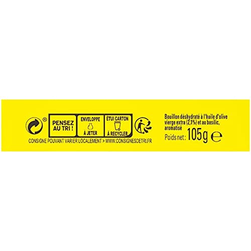 NESTLE MAGGI - Bouillon Kub Duo Pâtes Basilic 105G - Lot De 4 - Livraison Gratuite et Rapide