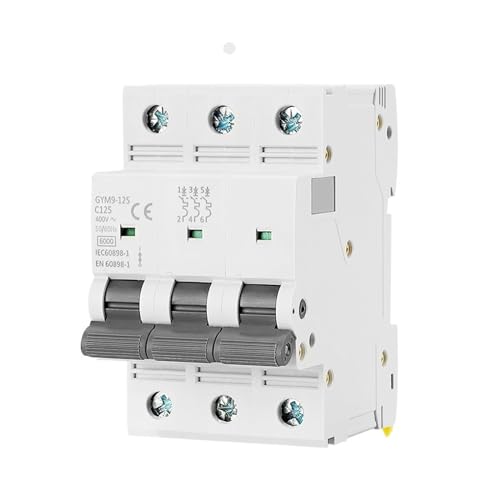 Disyuntor pequeño 3P para evitar sobrecargas en líneas trifásicas de 400V y 100A 2