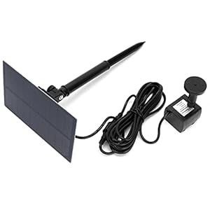 Vijverfontein, hoogwaardig ABS-materiaal Multifunctioneel Hoge conversieratio Zonnefontein Anti-verstoppingsfunctie voor…