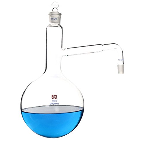 Miniatura 3 de Kit de destilación de aceite esencial de laboratorio, purificador de agua, kit de cristalería con embudo separador, tubo condensador