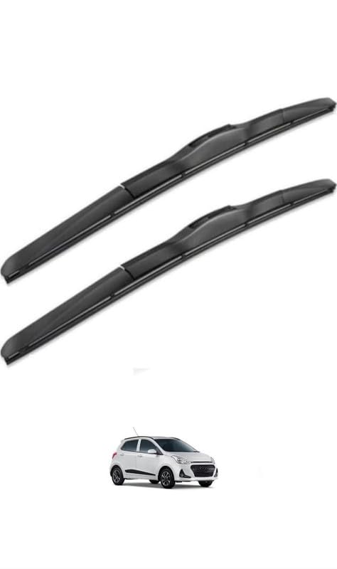 Image of Hybrid Wiper Blades Perfectly Compatible withHyundai i10 grand(Pack of 2)