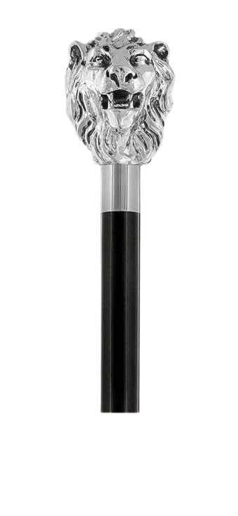 VINTAGE MART Antique Lion Handle Walking Stick Handmade Adjustable Wooden Cane for Men & Women Folding Designer Walking Cane Gift & Decorative Collectible (Pack of 1)-image-29