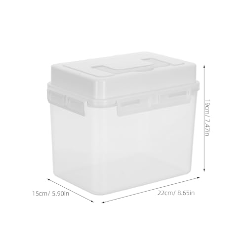 Caja para pan de PP transparente hermética y reutilizable para encimeras 3