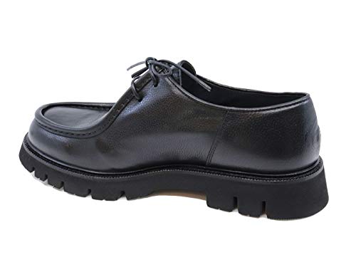 SEBOY'S 1046 Scarpa Uomo in Pelle Nera Black, 45