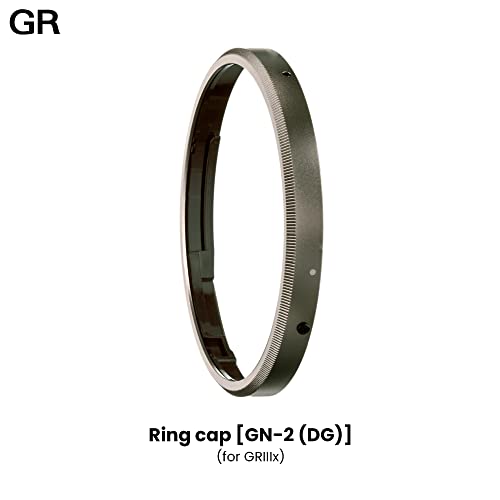Anillo de objetivo GN-2 Ricoh gris oscuro para cámara compacta GR IIIx 5