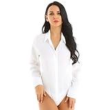 hemdbody herren tanzen Damen mode einteilige Bodysuit-Shirts, leicht und glatt.