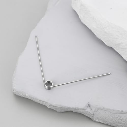 The Lord of the Tools 20 Stück Torsionsfeder aus Edelstahl 304 90 ° V-Feder Torsion 3 Runden 0,7 X 4,5 X 35 Mm für die Reparatur