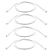 5FT (59-1/16") T5 T8 Tube Light Fixture LED Linkable Cord, Double end Connector Cable, Power Extension Wire for LED Integrated Single Fixture, Shop light, Garage Light, Under Cabinet Light, Pack of 4