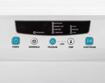 Compact 3.5 cu. ft. Electric Dryer in White | 3.5-Cu. Ft. Compact Electric Dryer, White