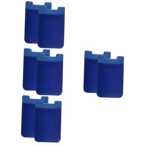 SUPVOX 8 Pcs Elastic Phone Wallet Adhesive Phone Pocket Card Holder Comfortable Phone Case Money Holder Phone Case Stickers Wallet Bag Backpack Bracket Man Card Cover