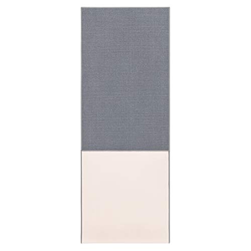 Sweet Home Stores Sweethome Collection Solid Design Runner Rug, 2'7" X 10', Grey #TOP6
