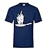 Hot Wok T-shirt pour homme - Bleu - XX-Large