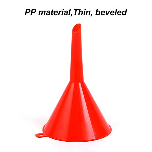 mewmewcat Conjunto de funil de plástico de 4 tamanhos e 4 peças para óleo, gás e fluidos automotivos