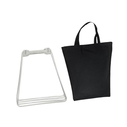Yiju Foldable Cooler Stand Water Container Stand Sturdy Multifunctional Luggage Rack with Storage Bag for Travel Fishing Outdoor, L Silver