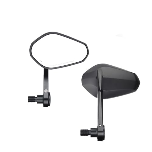 Rétroviseur d'extrémité de barre moto avec miroir grand angle anti-vibration
