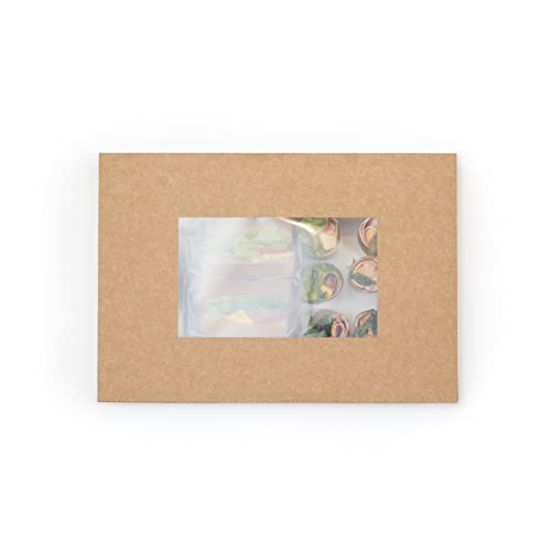 Restaurantware-17.7 x 12.2 x 3.2 Inch Catering Trays, 10 Grease-Resistant Catering Boxes - Cover With Window Included, Side Lock, Kraft Paper Catering Food Containers, Inserts Sold Separately by Restaurantware - Image 9