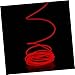 Ciieeo Light Rope Tube Neon Glow Line for Car Decoration Energy Saving Interior Accent Stable Illumination Red Color