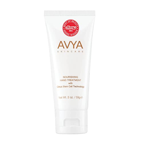 Avya Hydrating Hand Lotion For Dry Skin – Nourishing Hand Healing Treatment For Dry And Ashy Skin/Hyaluronic Acid And Citrus Stem Cell Technology/Advanced Ayurvedic Skincare (2Oz) #TOP19