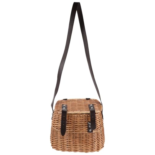 FUTUREORYY Angelkorb Rattankorb Für Camping Retro Picknicktasche...