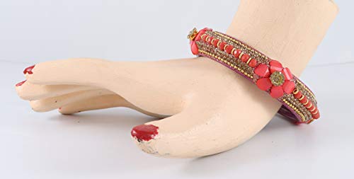 Image of NMII Viral Multi Colour Glass Bangles with Golden Ghungroo Charms & Stone Work For Women & Girls | Fancy Designer Glass Bangle | Traditional Chudi | Kanch Ki Churi | Stylish Ghungroo Bangle For Women