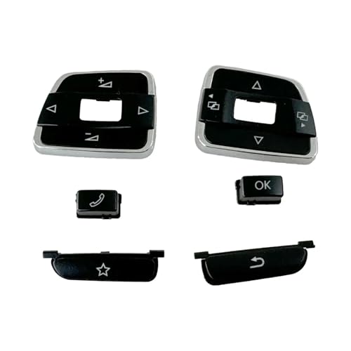 Boutons commande volant multifonctionnel avec cache de finition pour Volkswagen Passat - 2