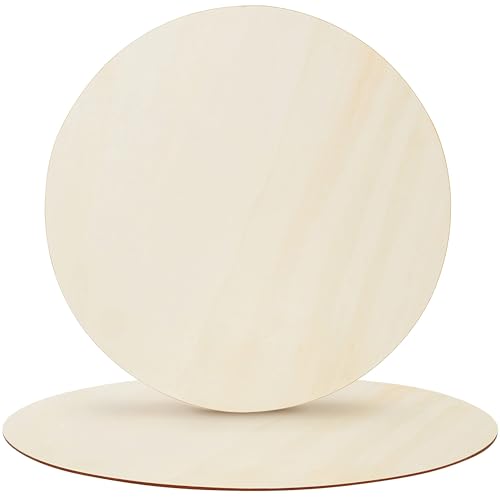 Belle Vous Naturbelassene Runde Holzscheiben (2 Stk) - 60 cm -...