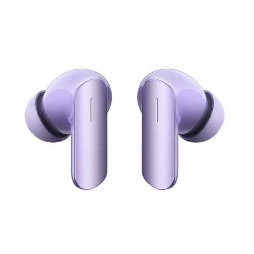 Image of for Buds Air 7 Compatible with Realme 12.4mm Dynamic Bass Drivers,52Hrs Playtime, 52dB Hybrid ANC, 45ms Low Latency, 360 Spatial Audio, Hi-Res LHDC, IP55 Dust & Water Resistant, BT v5.4-Purple