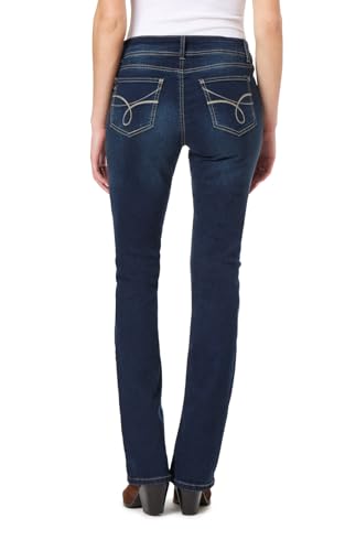 Image of WallFlower Luscious Curvy Bootcut Jeans for Women, Mid-Rise Insta Stretch Denim, Size-Inclusive Juniors Jeans