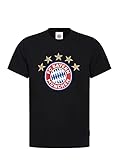 FC Bayern München Kinder T-Shirt Logo schwarz, 116
