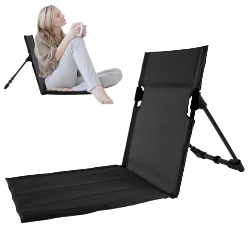 Folding Beach Chair Lightweight Camping Floor Chair with Storage Bag Portable Seats Low Beach Chair Fold up Chair Sun Lounger Back Chair for Fishing Barbecues Hiking Traveling Outside Activities Folding Beach Chair Lightweight Camping Floor Chair with Storage Bag Portable Seats Low Beach Chair Fold up Chair Sun Lounger Back Chair for Fishing Barbecues Hiking Traveling Outside Activities
